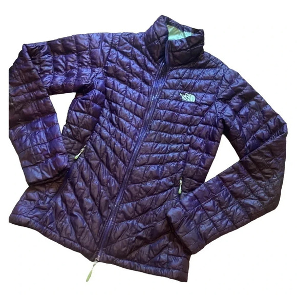 North Face ThermoBall Sz XS Purple/Teal - Picture 2 of 8